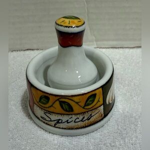 Ceramic Mortar and Pestle Spice Grinder Jo!e MSC International